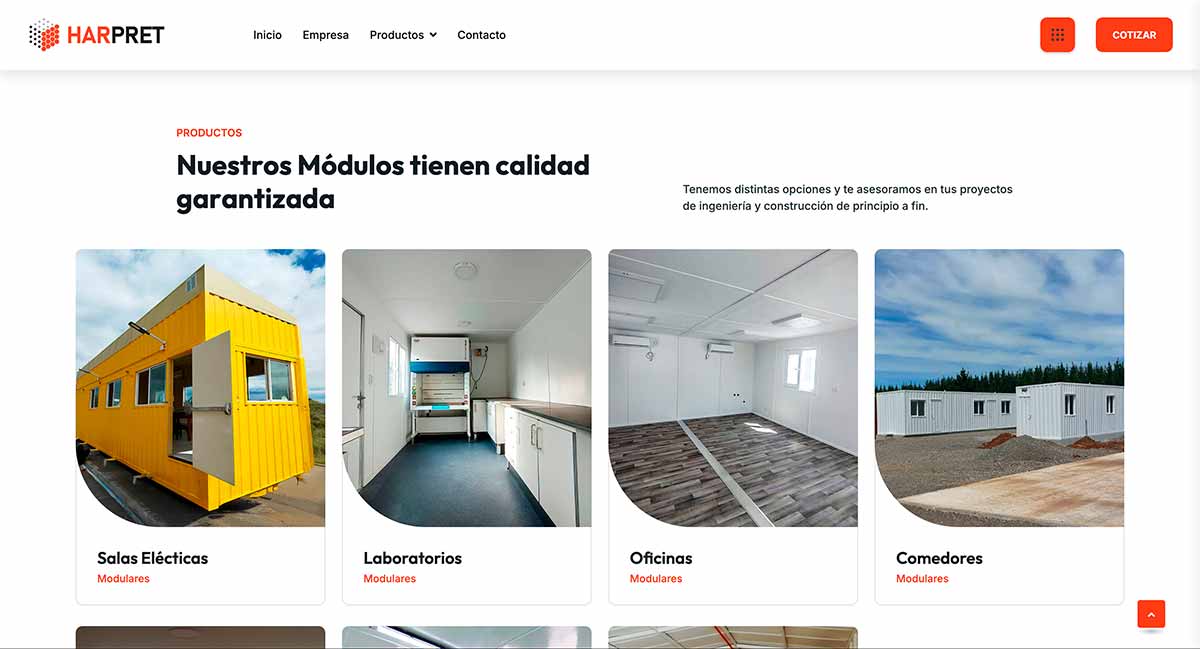 Shelter modulares en Chile