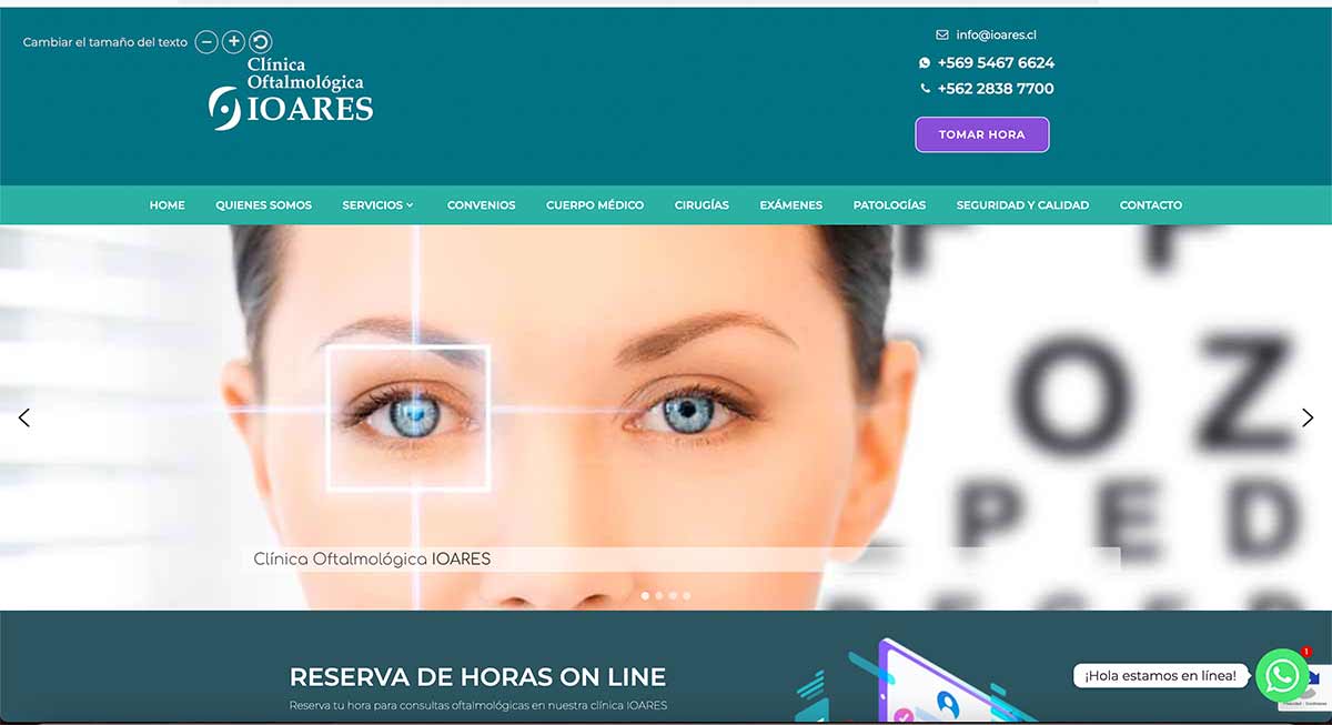 Cirugás de ojos en Santiago de Chile